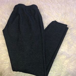 Sz M fake denim leggings